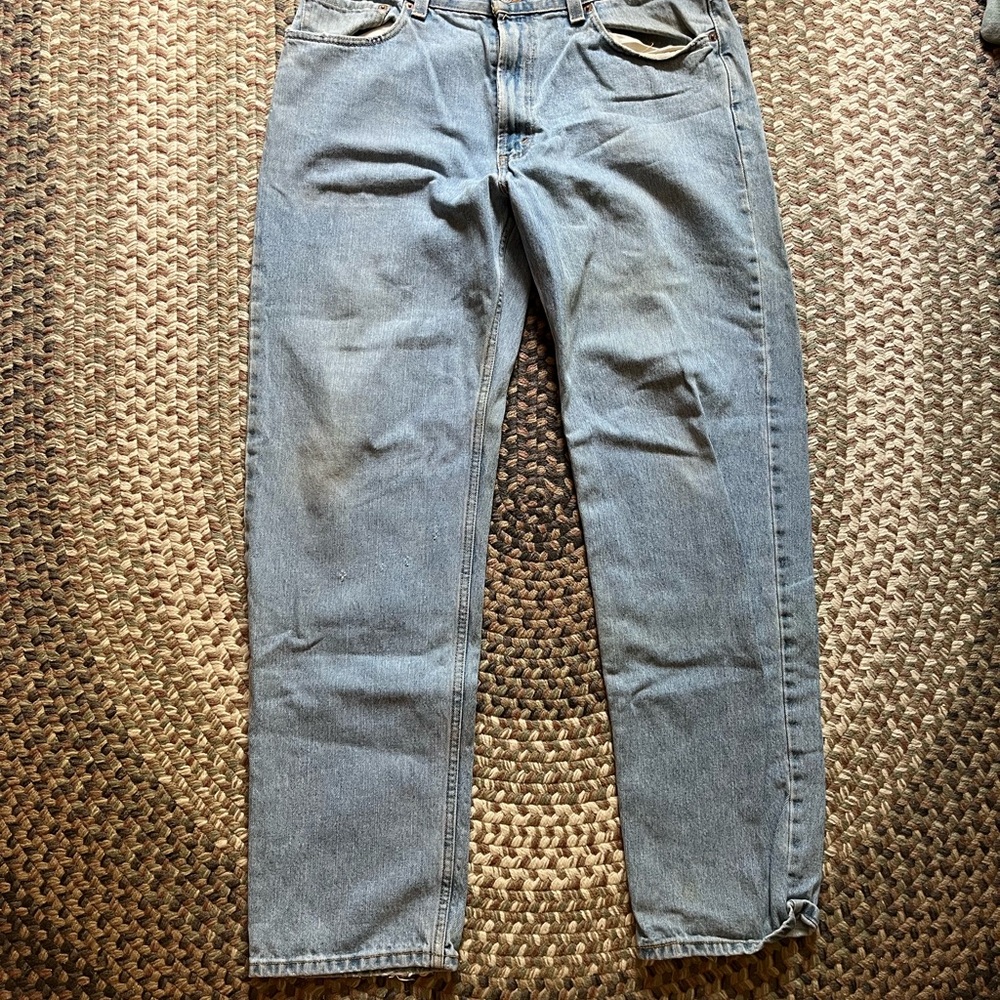 Worn-in Levi’s Relaxed Fit 550 Jeans